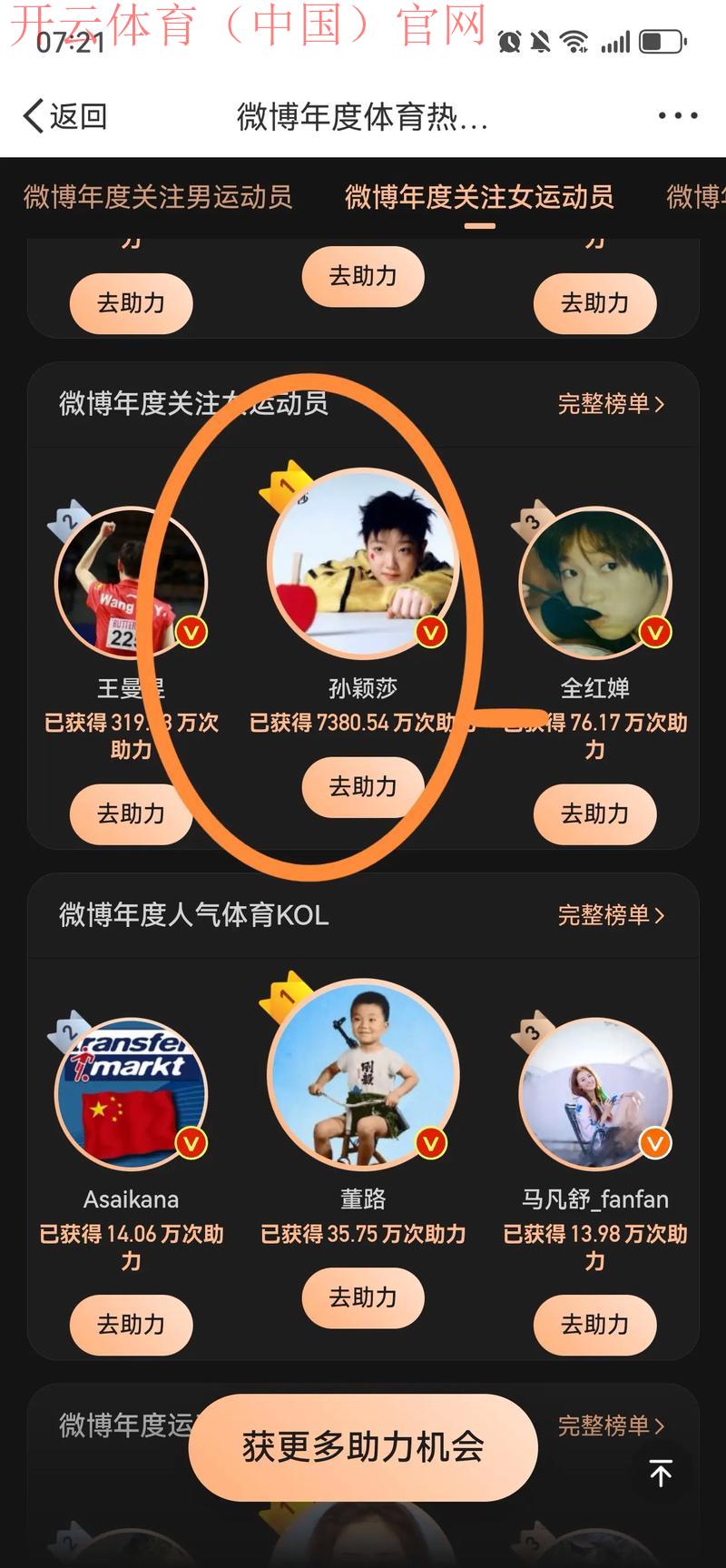 开云体育网站官方入口，关注明星运动选手